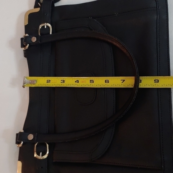 𝅺VINTAGE Black Handbag - Picture 6 of 9